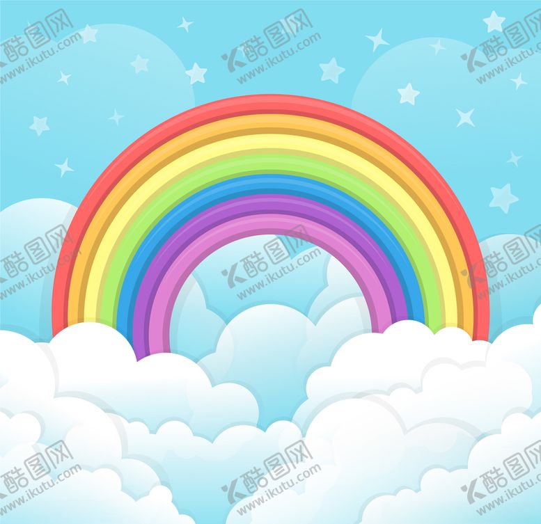 编号：80124809292340523982【酷图网】源文件下载-卡通儿童节精美彩虹桥