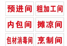 工厂间门牌