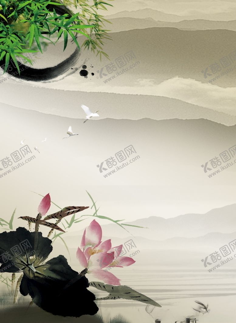 编号：76933905031936304186【酷图网】源文件下载-荷花背景