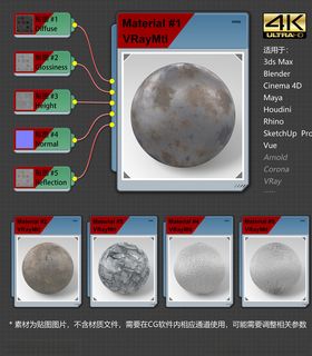 4K超清金属材质贴图