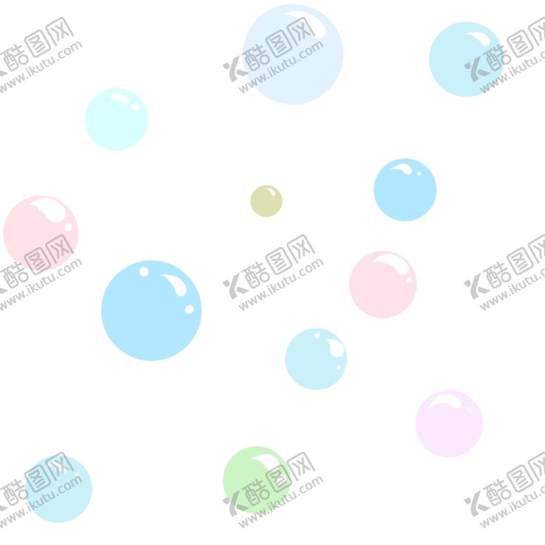 编号：44342410102258125753【酷图网】源文件下载-七彩泡泡