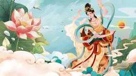 中国风展板背景宣传舞台背景