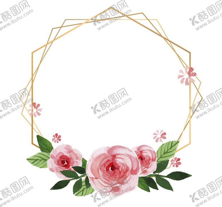 编号：31725609161159293756【酷图网】源文件下载-花卉框架金属边框