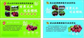 樱桃促销海报设计