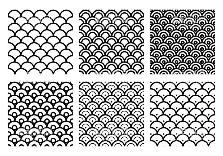 编号：65913611190728431691【酷图网】源文件下载-鱼鳞纹