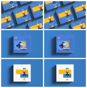 立体方盒包装样机