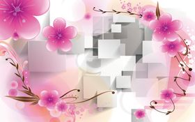 装饰画背景墙牡丹花花鸟玫瑰花玉雕