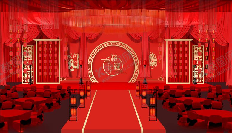 编号：29814610310937492891【酷图网】源文件下载-中式婚礼