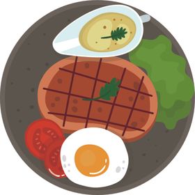 食物AI矢量图美餐饮AI设计素材