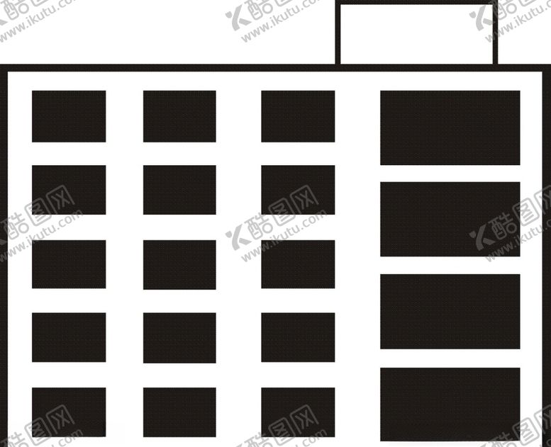 编号：64920607130923024980【酷图网】源文件下载-建筑房屋剪影-11