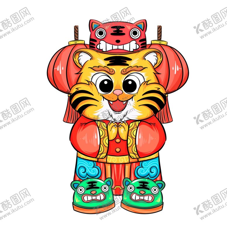 编号：81103201250719005680【酷图网】源文件下载-虎年卡通形象