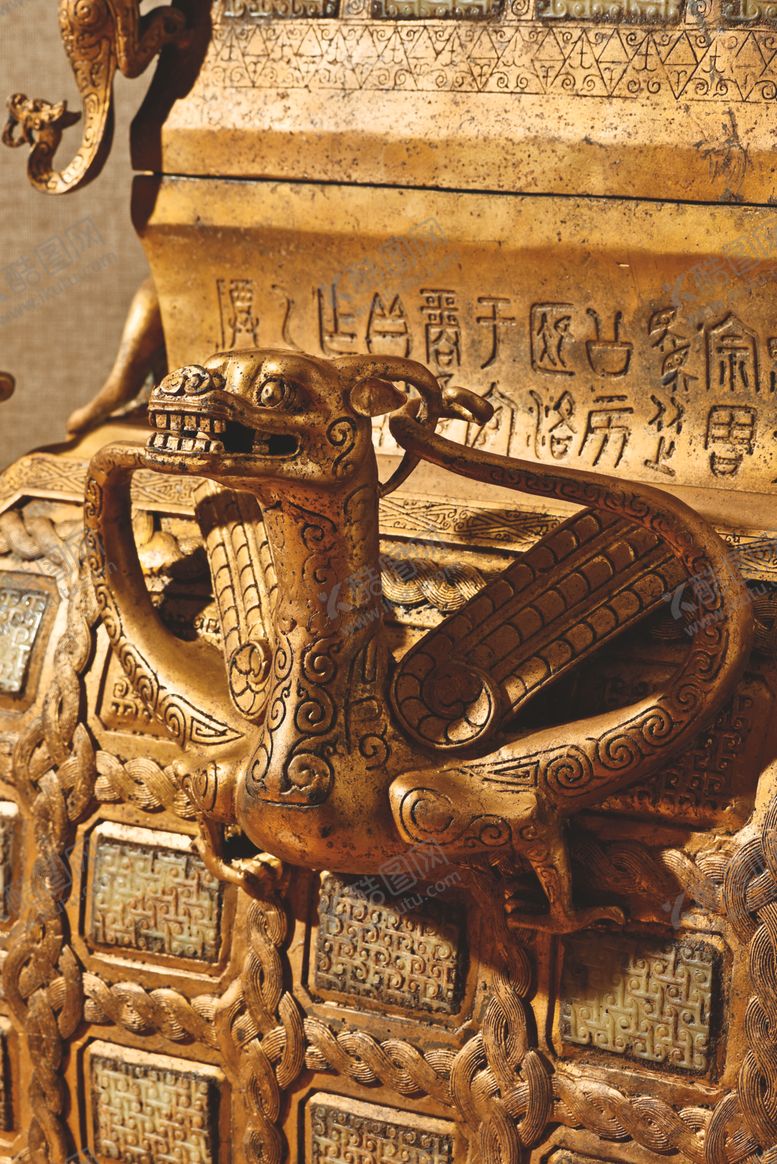 编号：67126110051225596318【酷图网】源文件下载-鎏金龙纹