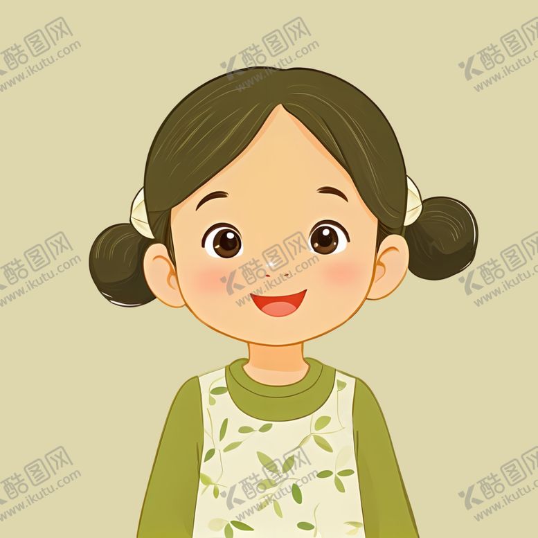 编号：69311602211701495110【酷图网】源文件下载-手绘卡通可爱小女孩素材