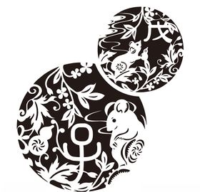 鼠年剪纸风格