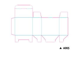 包装盒刀模图