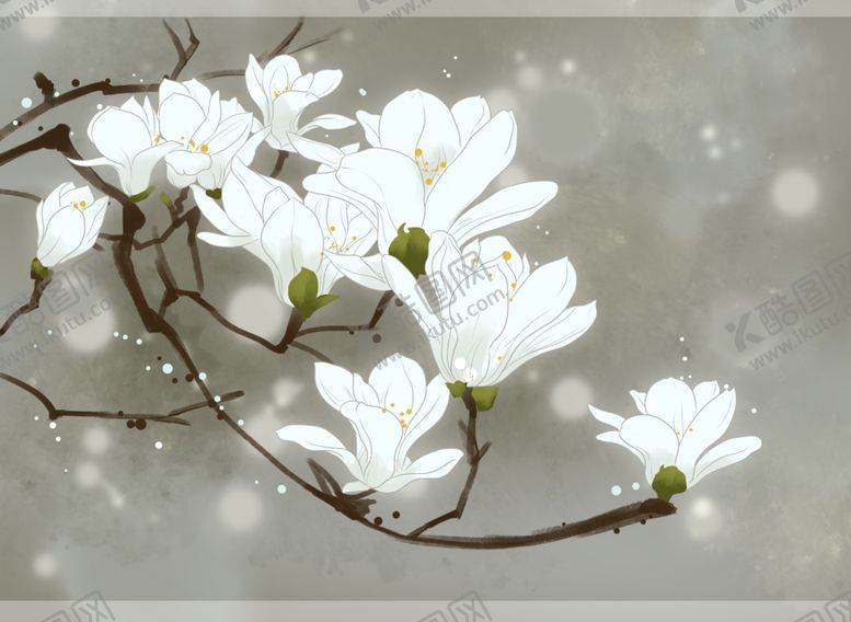 编号：36012309262021358096【酷图网】源文件下载-中国风花卉