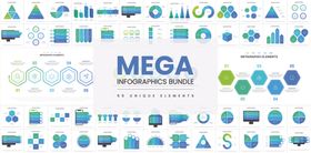 传统剪纸风红色图标集合