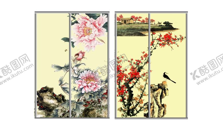 编号：16054806240206303339【酷图网】源文件下载-玄关装饰画