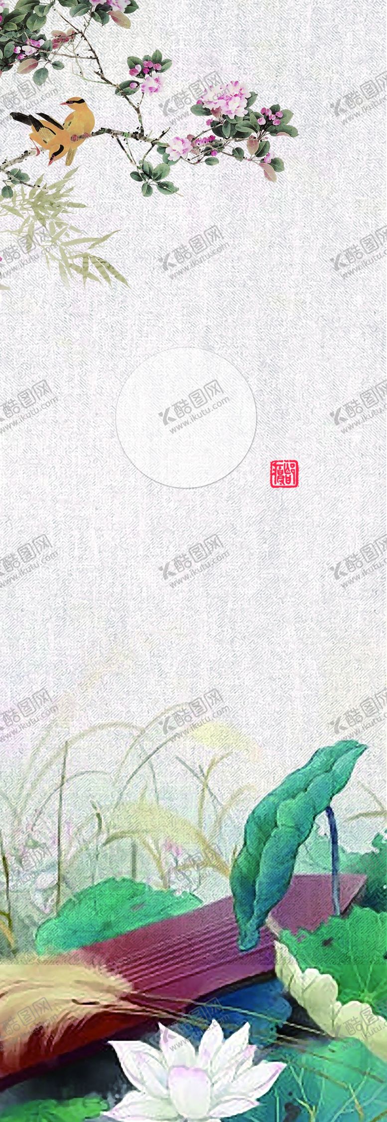 编号：98937406271703188833【酷图网】源文件下载-花鸟水墨画