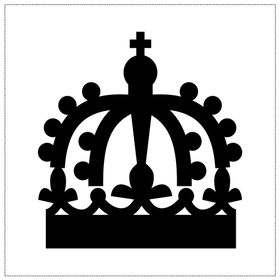 皇冠花纹中式边框古典花纹欧式装饰