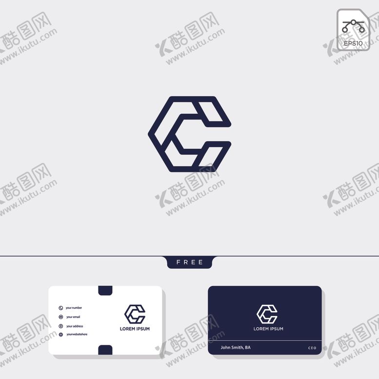 编号：67152310101118109432【酷图网】源文件下载-字母logo