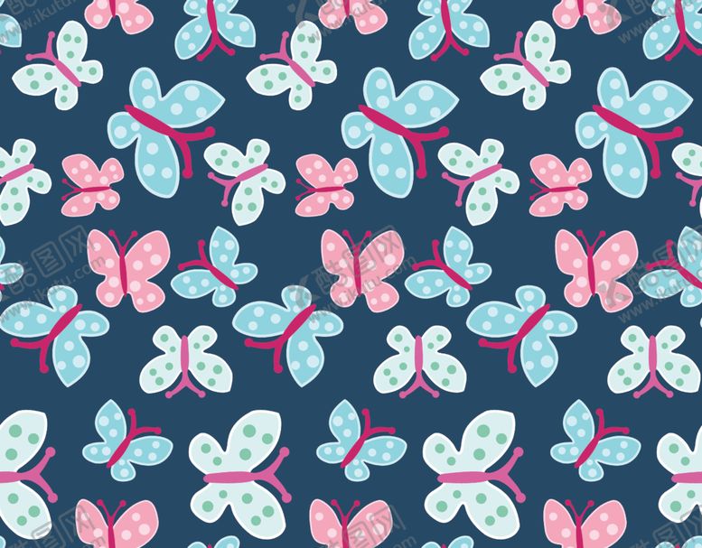 编号：99797110310214383032【酷图网】源文件下载-蝴蝶数码印花