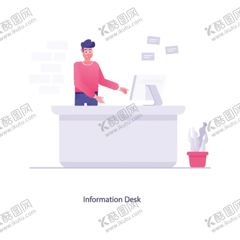 编号：44000304240723378916【酷图网】源文件下载-商务插画