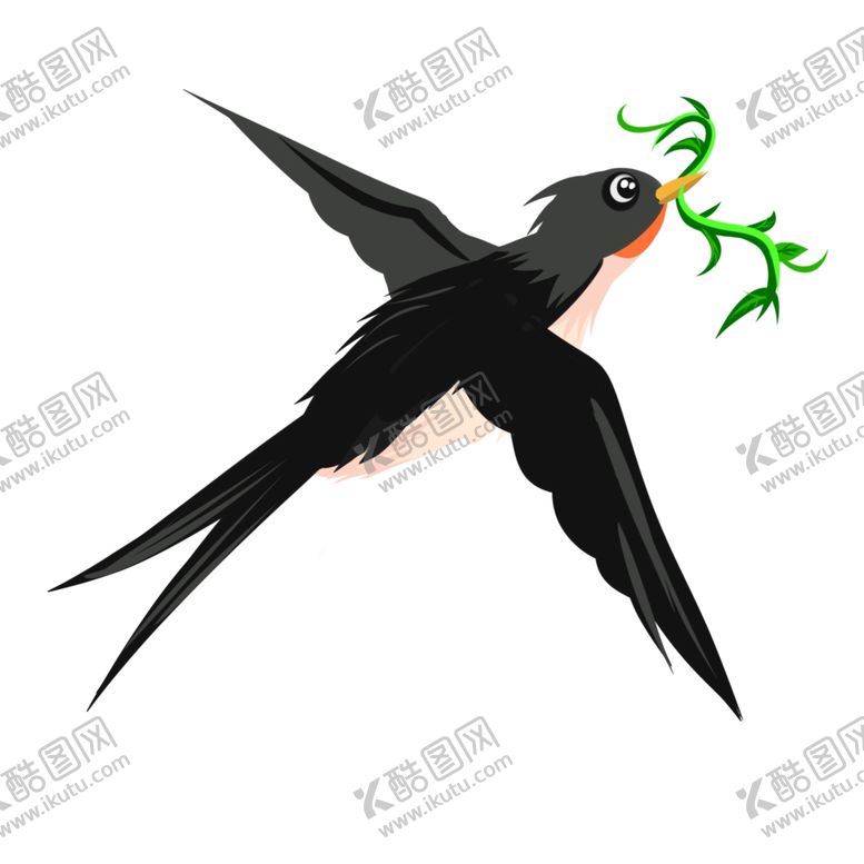 编号：43386409191702088615【酷图网】源文件下载-燕子插画