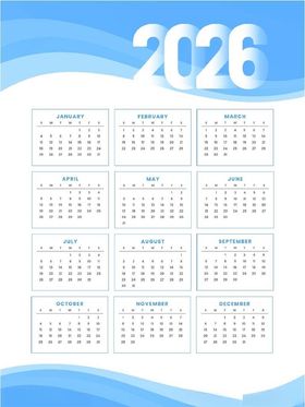 2026年日历模板
