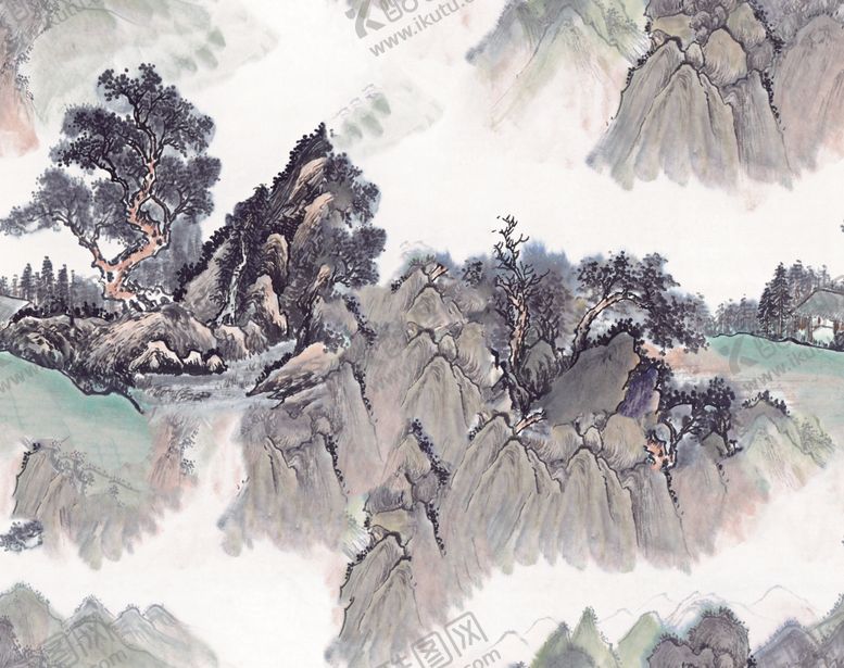 编号：53722909200817483244【酷图网】源文件下载-山水画