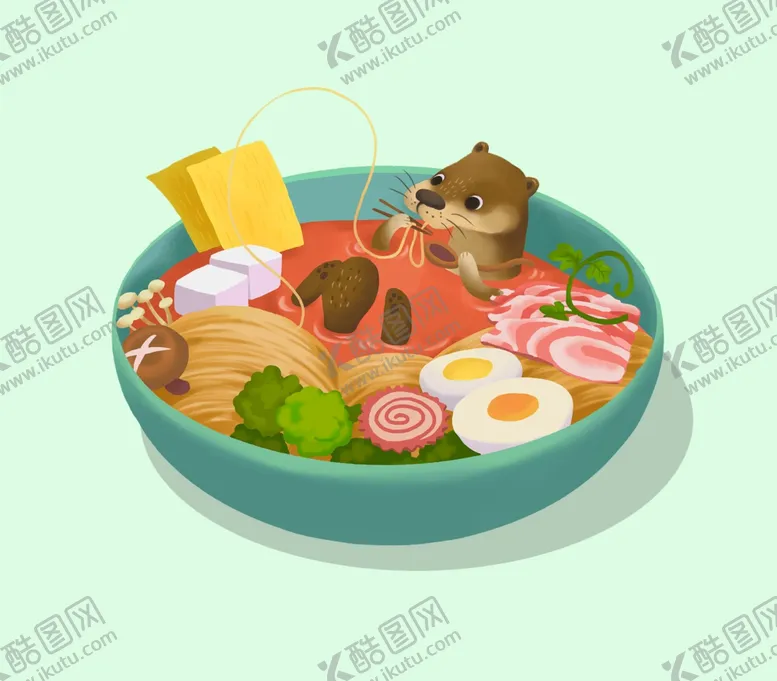 编号：16768012102207196615【酷图网】源文件下载-插画美食关东煮