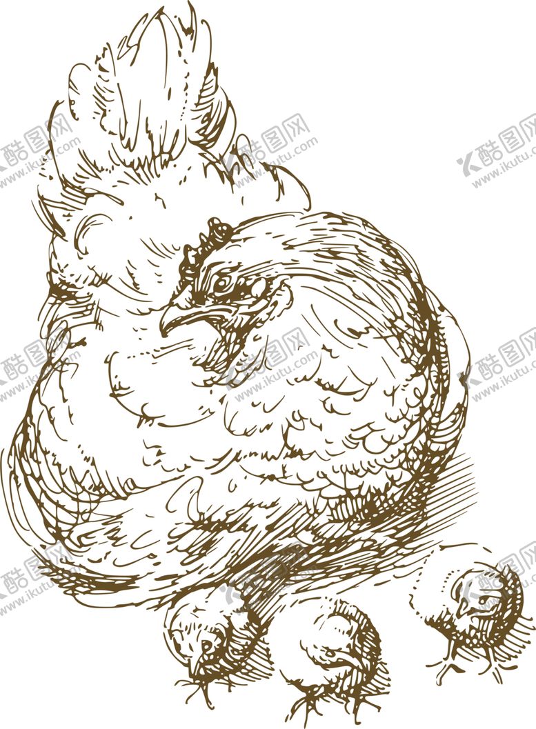 编号：89979209241311414711【酷图网】源文件下载-手绘动物