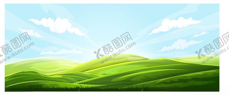 编号：53812602040540511479【酷图网】源文件下载-蓝天草原