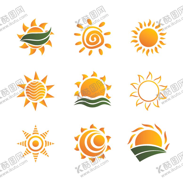 编号：28491911251306239313【酷图网】源文件下载-太阳标志logo