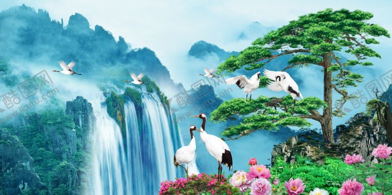 编号：37652209250618158897【酷图网】源文件下载-山水画