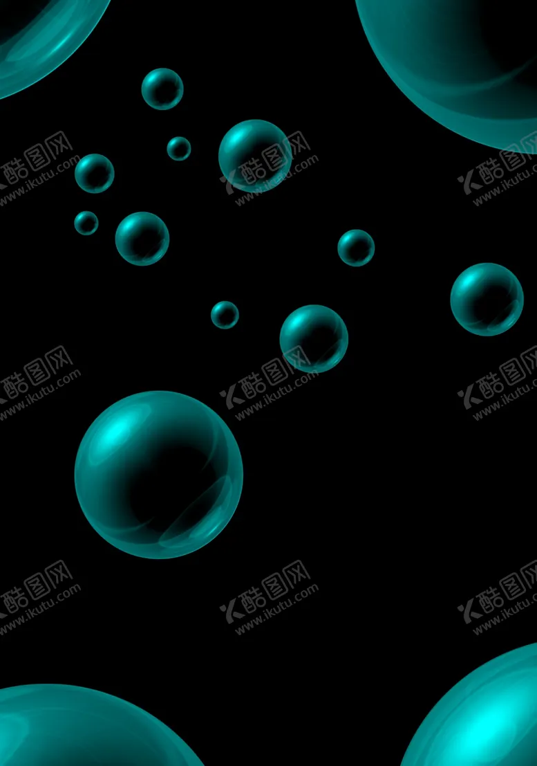 编号：74831606270116072083【酷图网】源文件下载-黑色背景泡泡