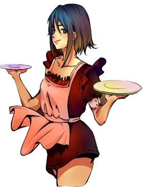 漫画人物插画合层