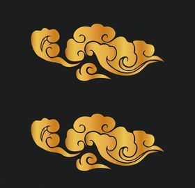矢量古典祥云