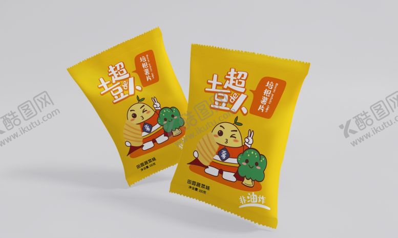 编号：51415506172226238698【酷图网】源文件下载-零食袋包装样机