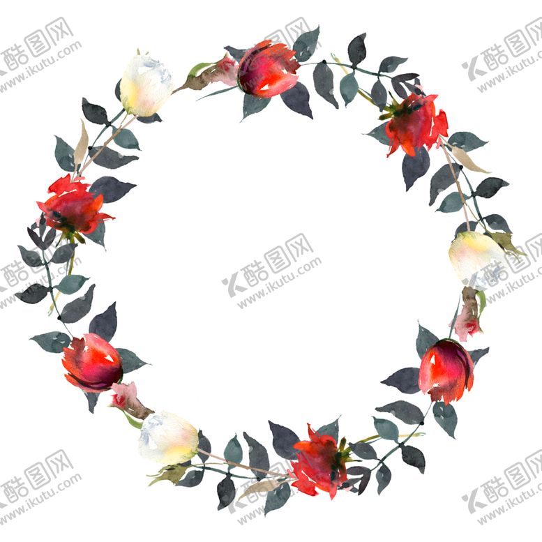 编号：37827601251602365787【酷图网】源文件下载-水彩花