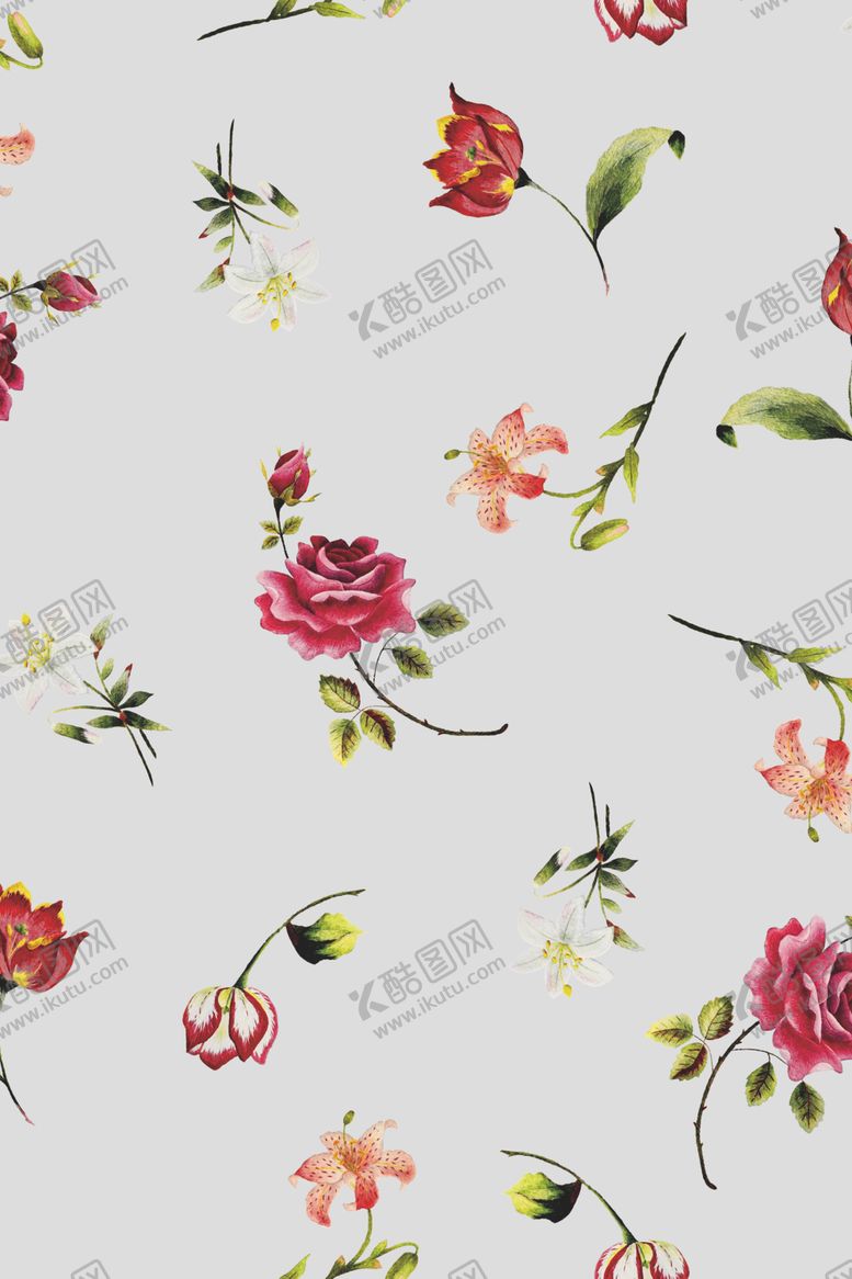 编号：21497609270714428708【酷图网】源文件下载-小碎花手绘花