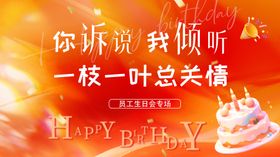 生日会投屏海报