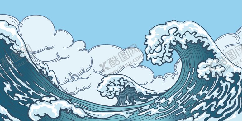 编号：48675507030427007802【酷图网】源文件下载-海浪波浪波纹