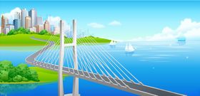 海滨城市大桥