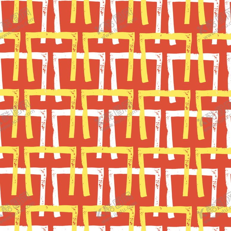 编号：14550710031557164503【酷图网】源文件下载-复古色调简约拼接图案