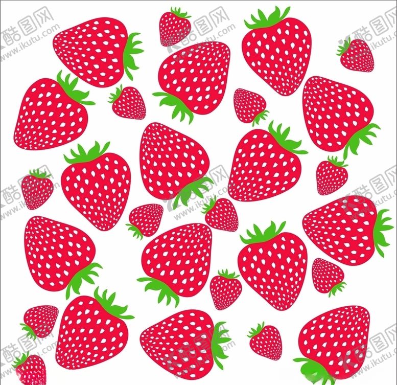 编号：96470309290653102791【酷图网】源文件下载-草莓背景