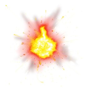 火焰素材警铃堆红色苗创意