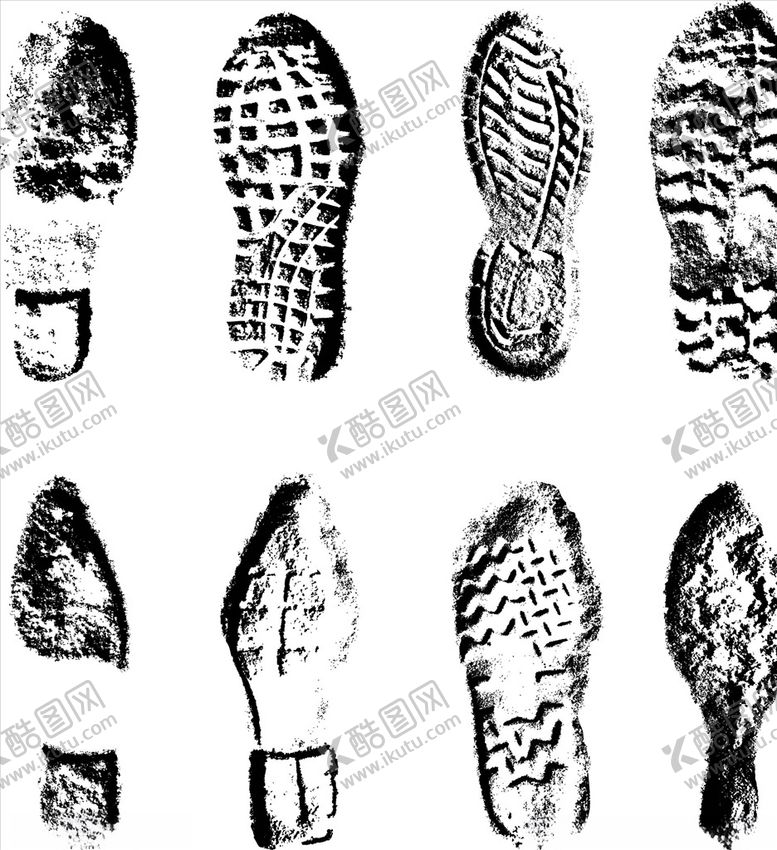 编号：20991709271300168360【酷图网】源文件下载-矢量脚印
