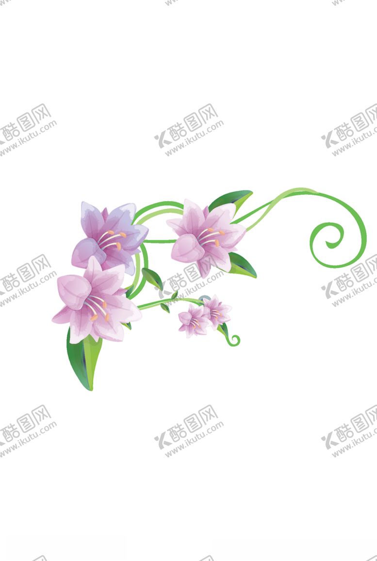 编号：17610310060324331732【酷图网】源文件下载-鲜花印花