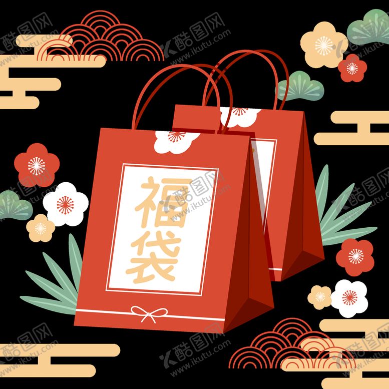 编号：99985910251658525937【酷图网】源文件下载-2022虎年新年春节礼盒福袋设